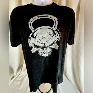 Next level, Frank Nash, short sleeve T-shirt, black gray skull men’s